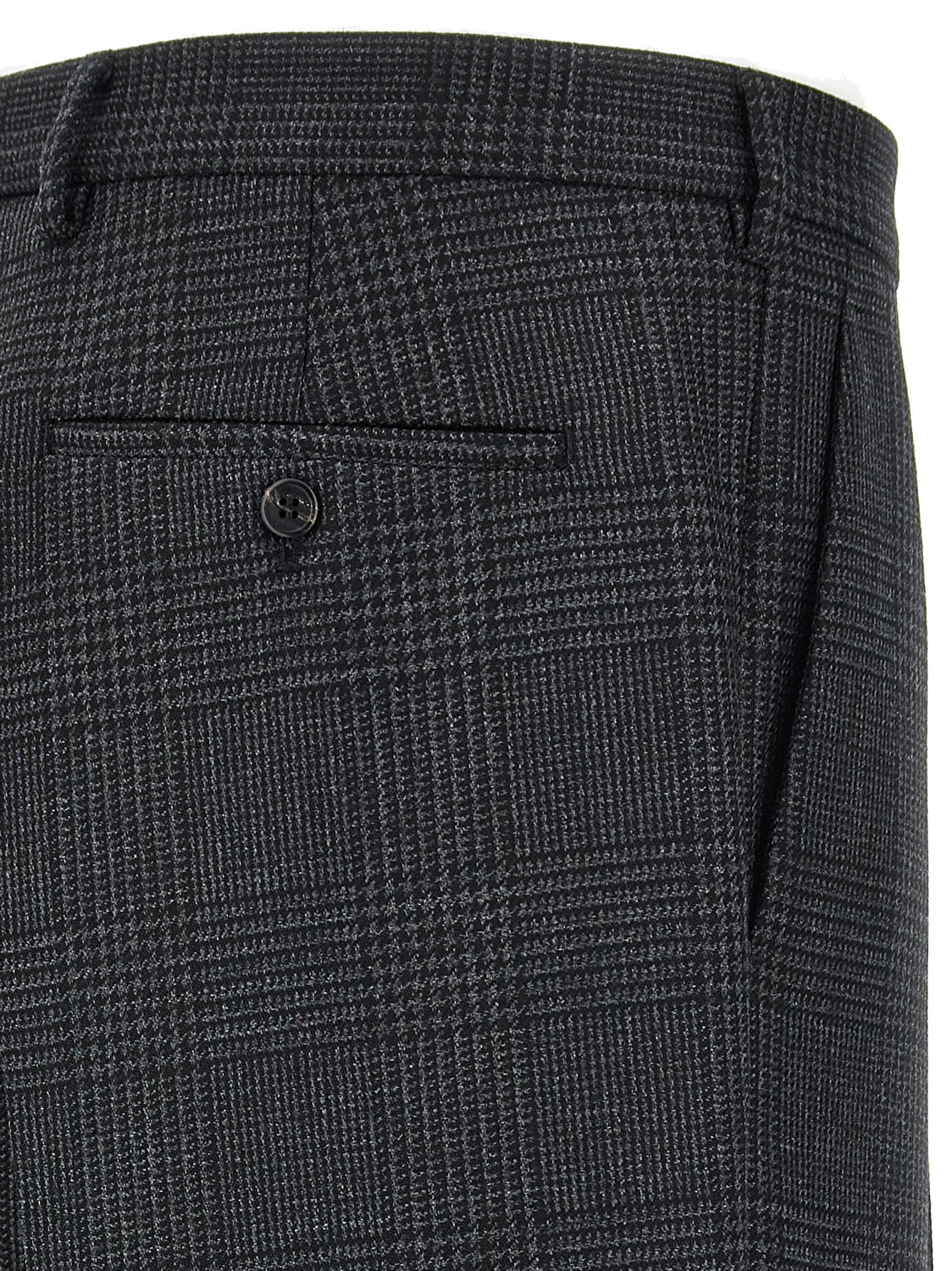 Gray Virgin Wool Dress Pants