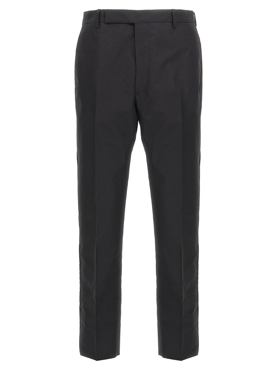 Black Cotton Dress Pants