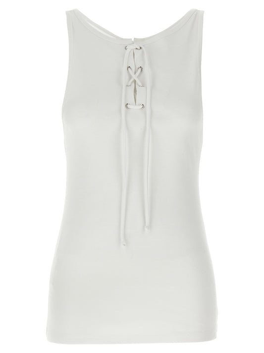 White Cotton Tank Tops