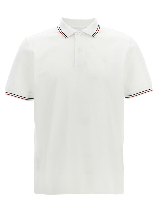 White Cotton Polo Shirt