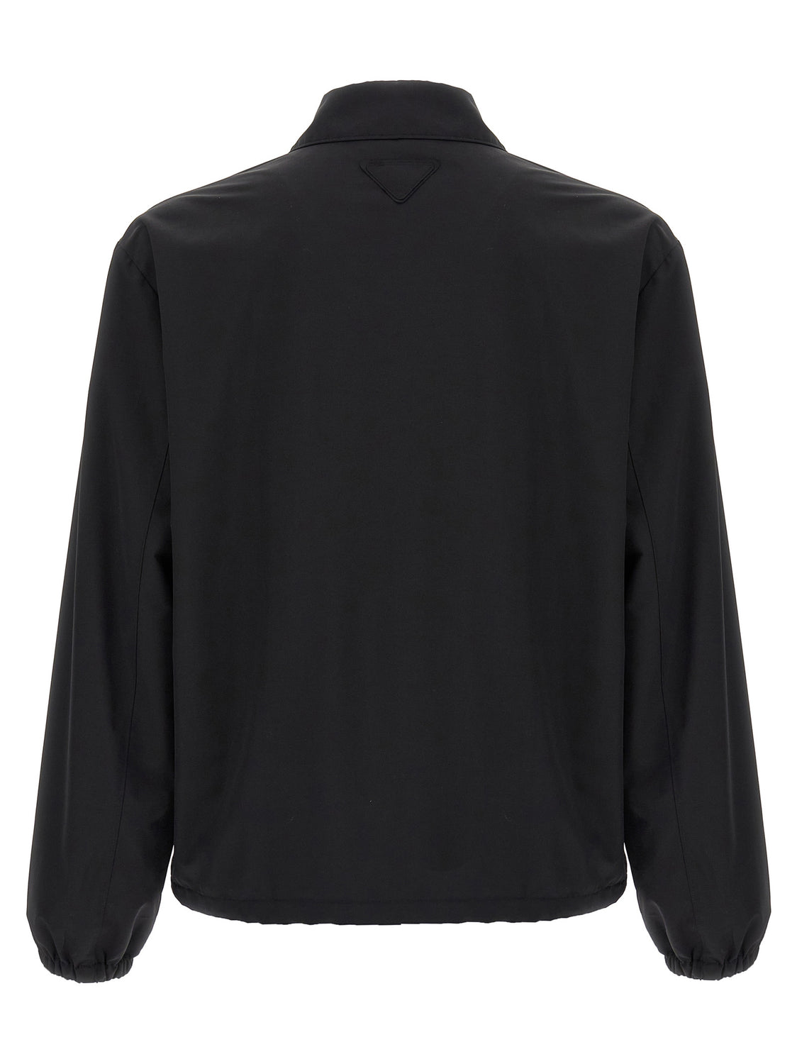 Black Virgin Wool Full-Length Jacket