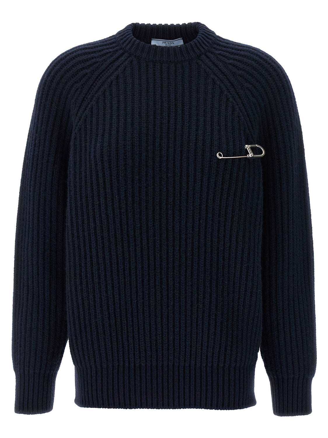 Blue Virgin Wool Cardigan