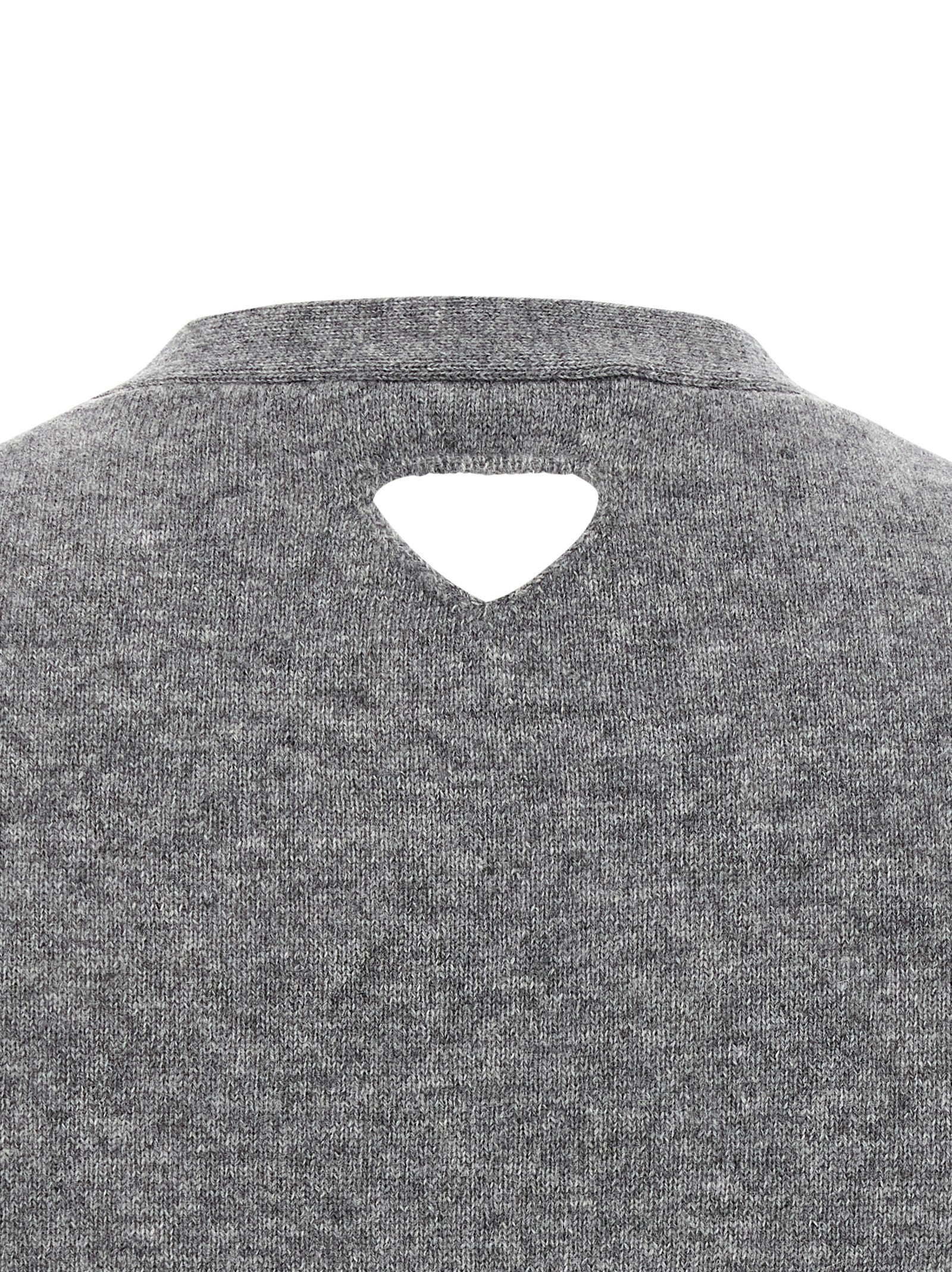 Gray Cashmere Cardigan