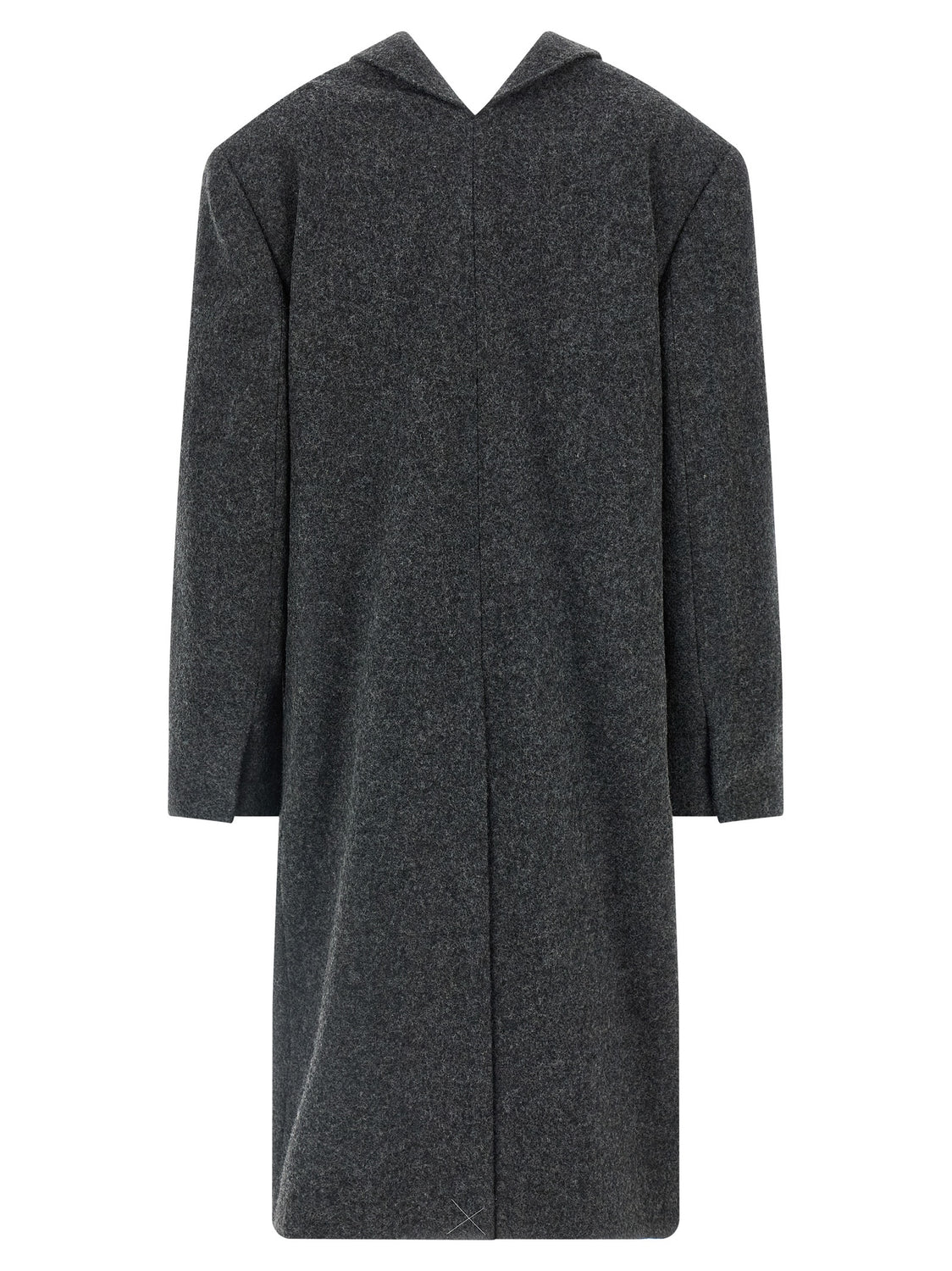 Gray Virgin Wool Coat