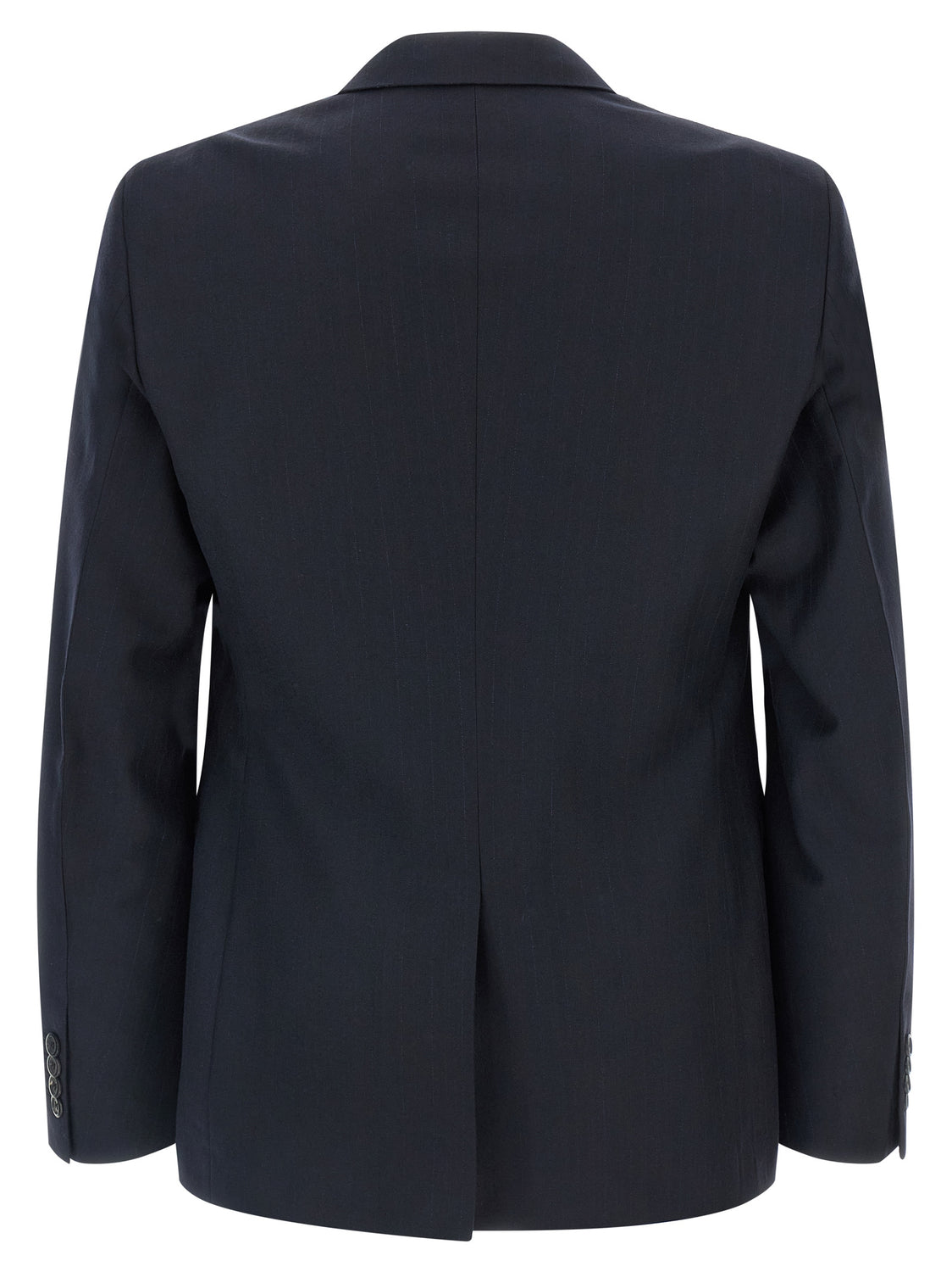 Blue Virgin Wool Two-Piece Suit