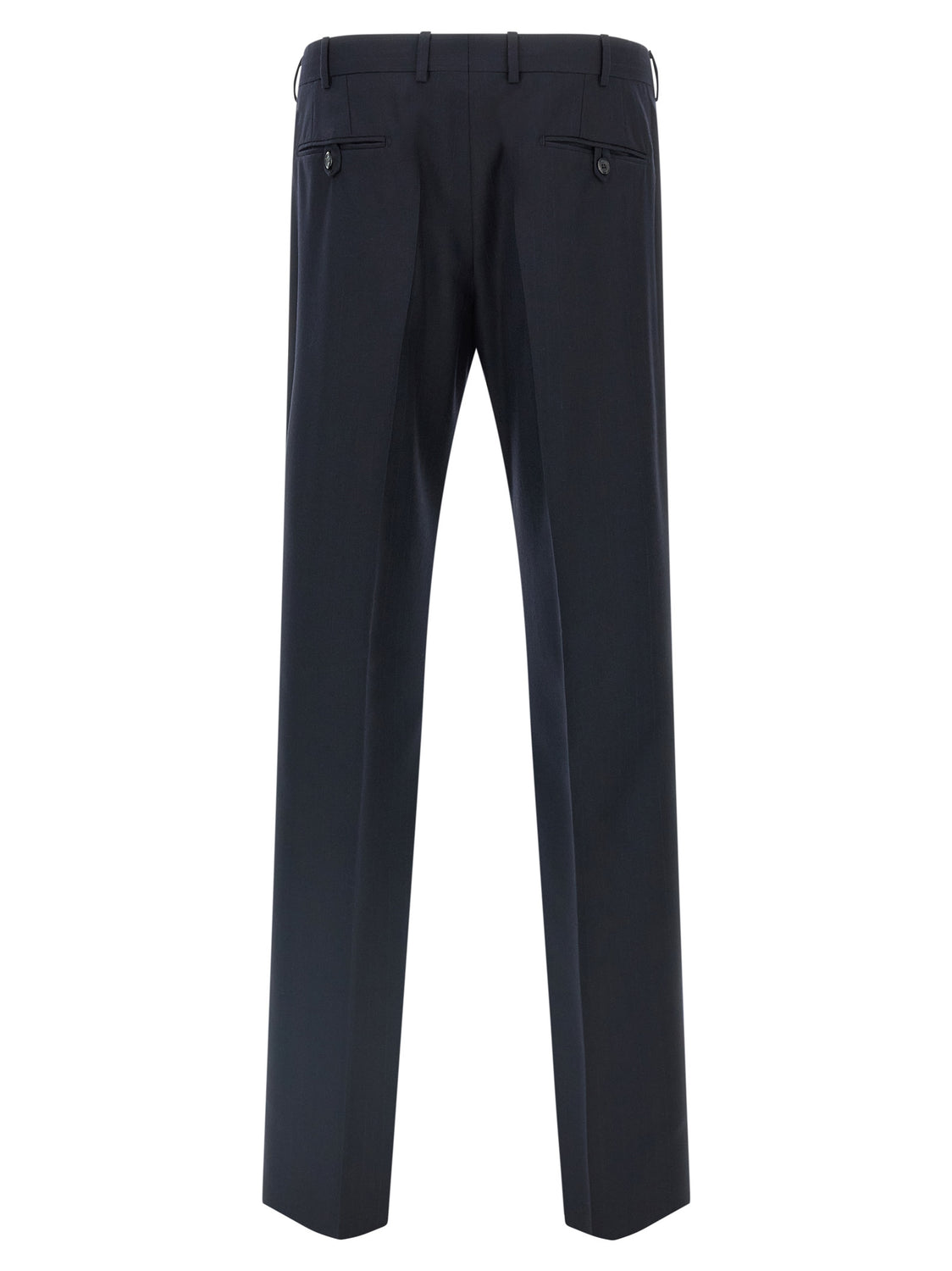 Blue Virgin Wool Two-Piece Suit