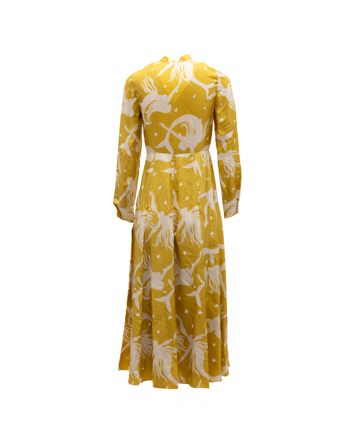 Yellow Silk Dress