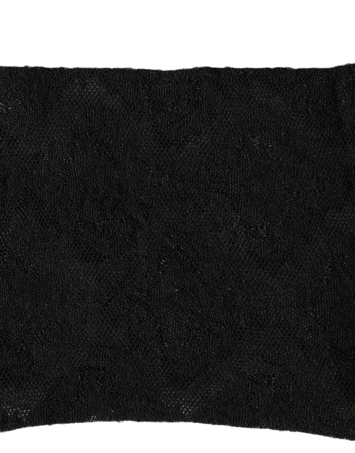 Black Floral Nylon Stretch Mid Calf Socks