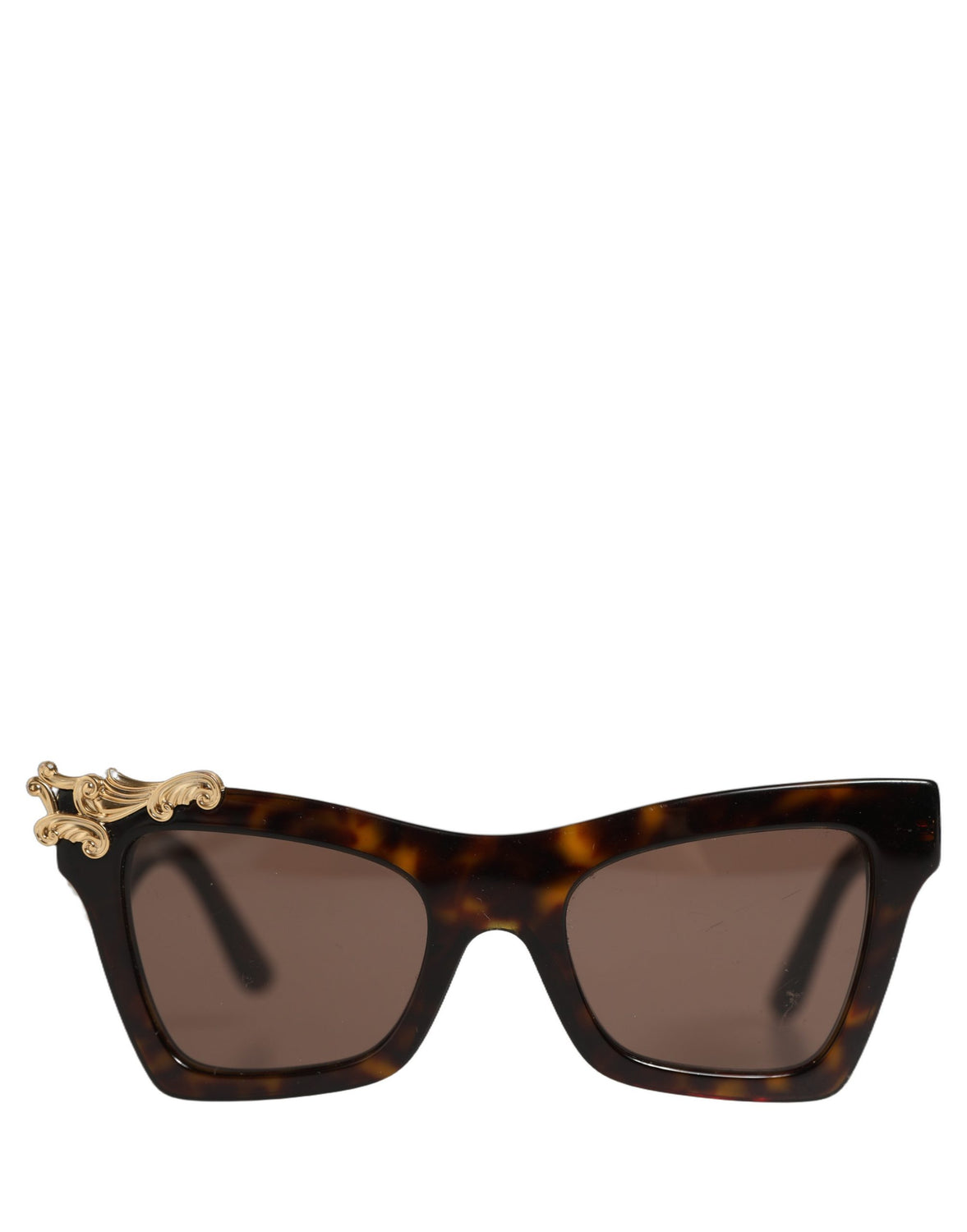 Brown DG4434 Accent Havana Acetate Frame Sunglasses