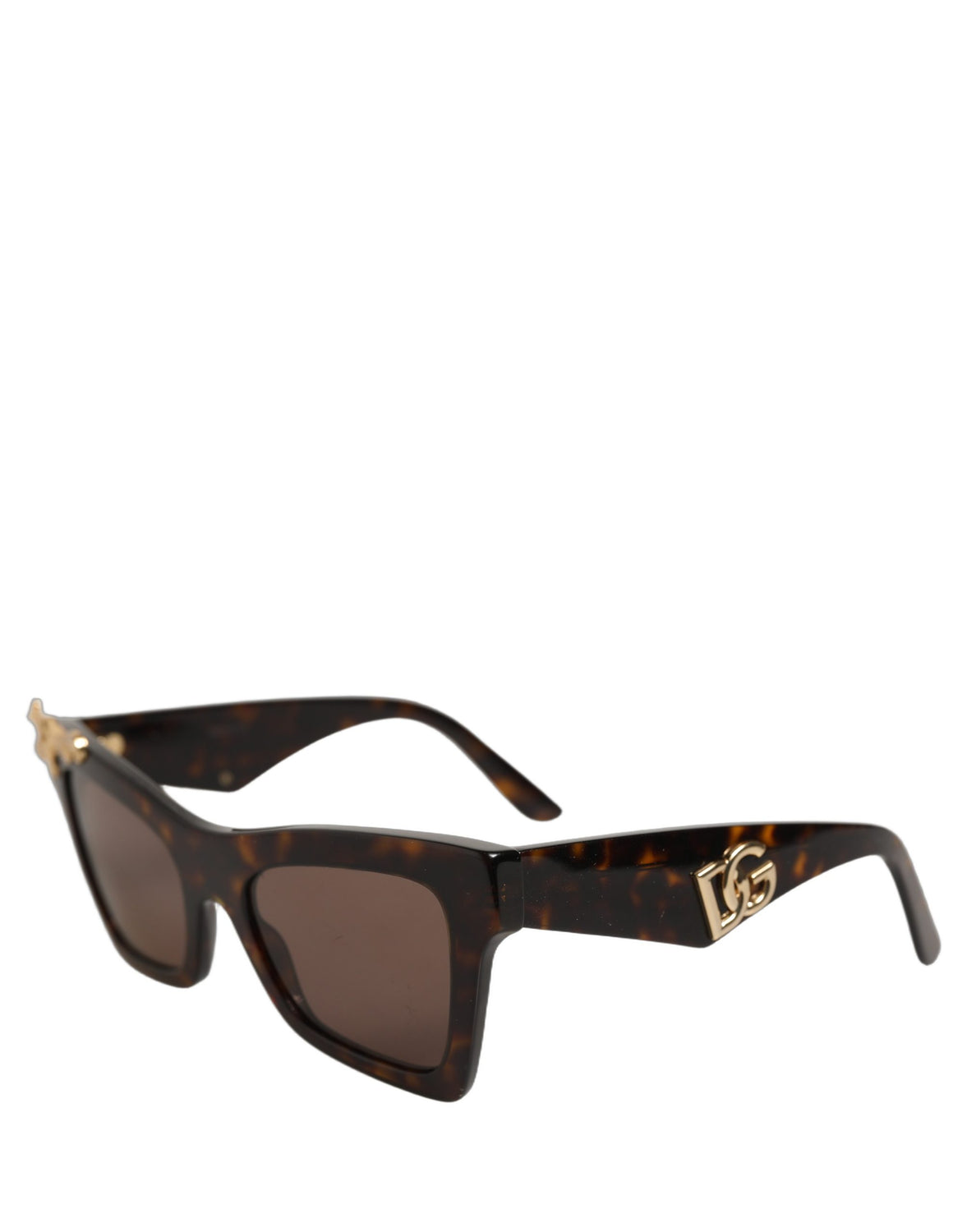 Brown DG4434 Accent Havana Acetate Frame Sunglasses