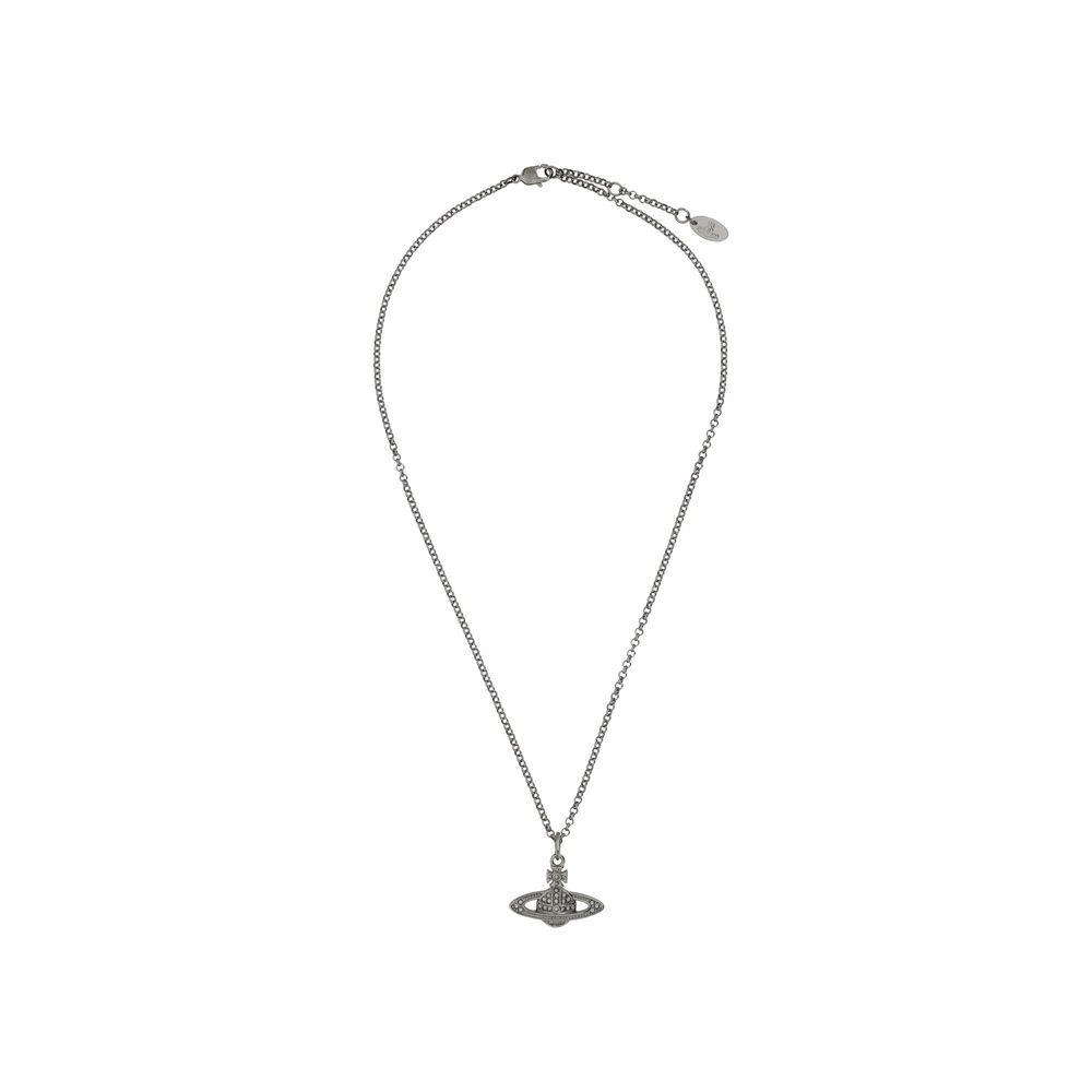 Gray Brass Necklace