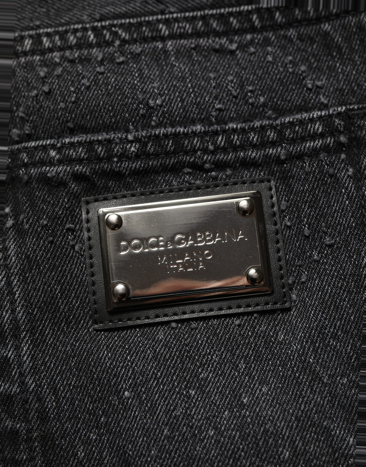 Dark Gray Cotton WideLeg Oversize Denim Jeans
