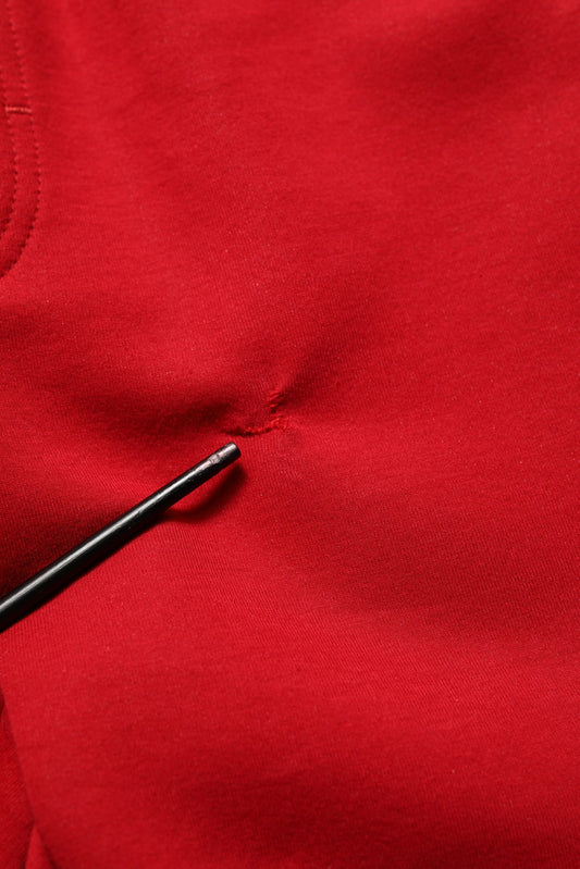 Red Cotton Drawstring Jogger Men Trouser Pants