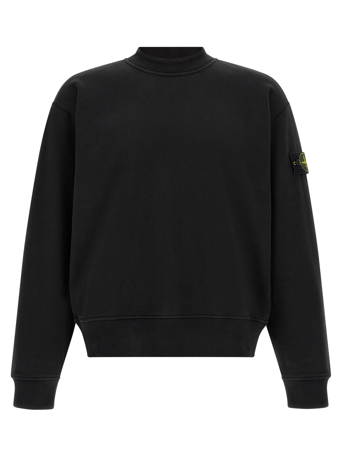 Black Cotton Sweatshirt