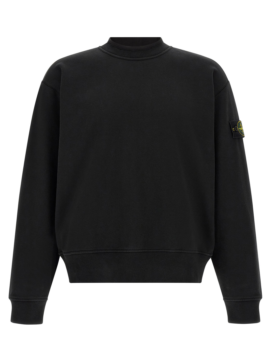 Black Cotton Sweatshirt
