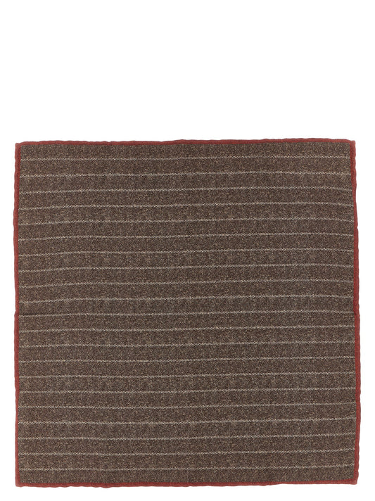 Brown Silk Scarf