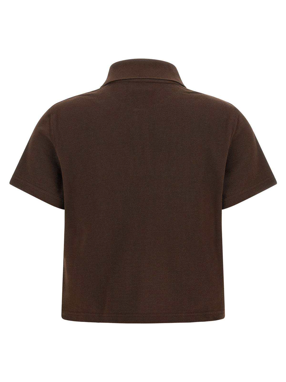 Brown Cotton Polo Shirt