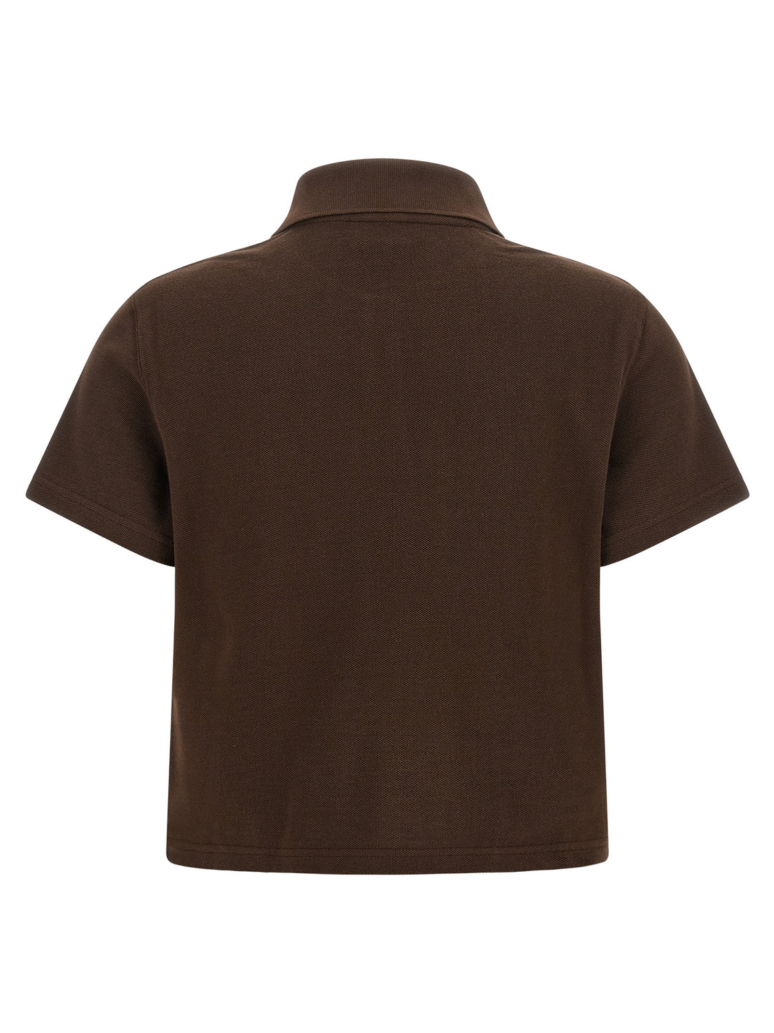 Brown Cotton Polo Shirt