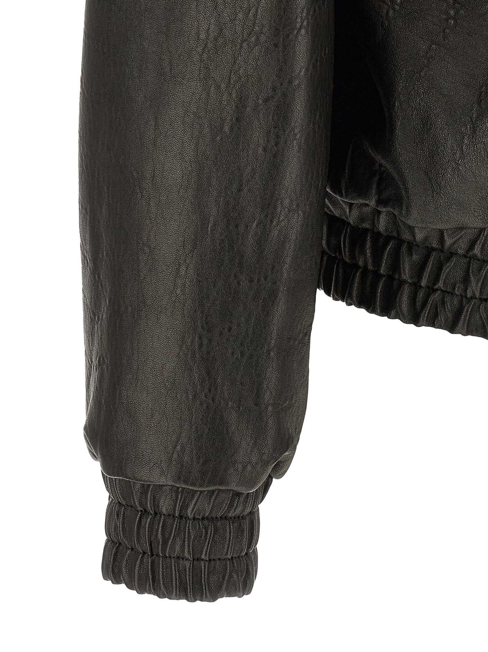 Black Lamb Leather Leather Jacket