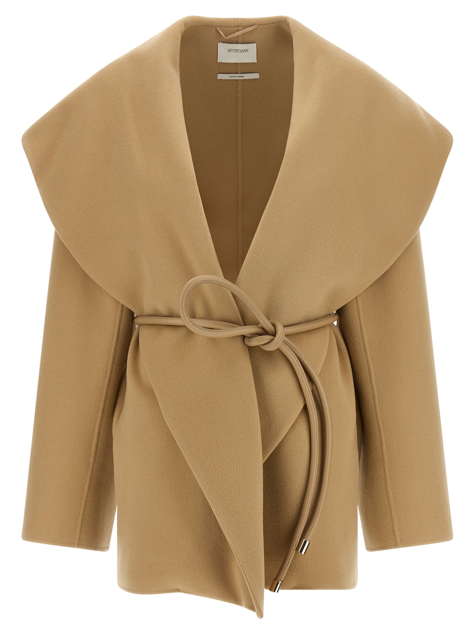 Beige Wool Coat