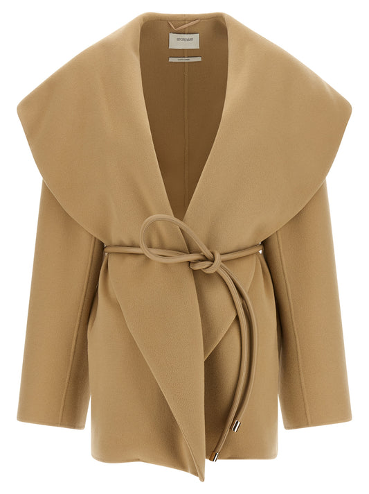 Beige Wool Coat
