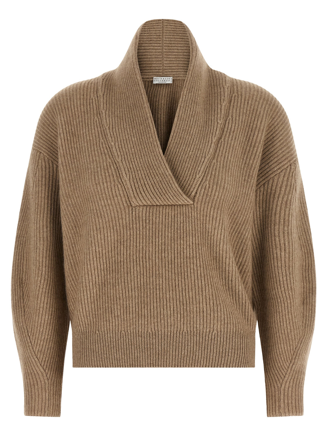 Beige Cashmere Cardigan