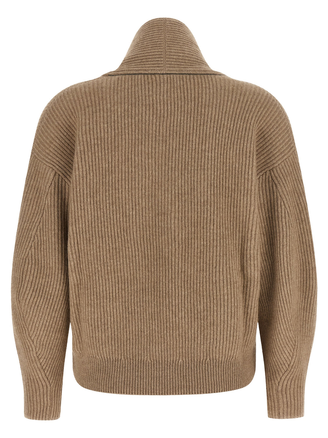 Beige Cashmere Cardigan