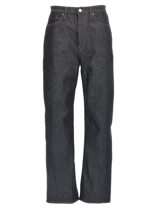 Blue Cotton Jeans Denim
