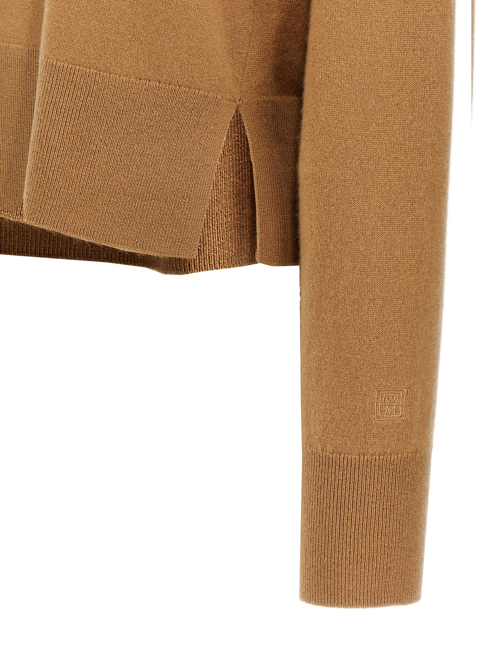 Beige Cashmere Cardigan
