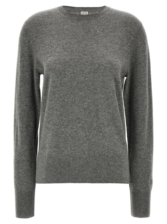 Gray Cashmere Cardigan