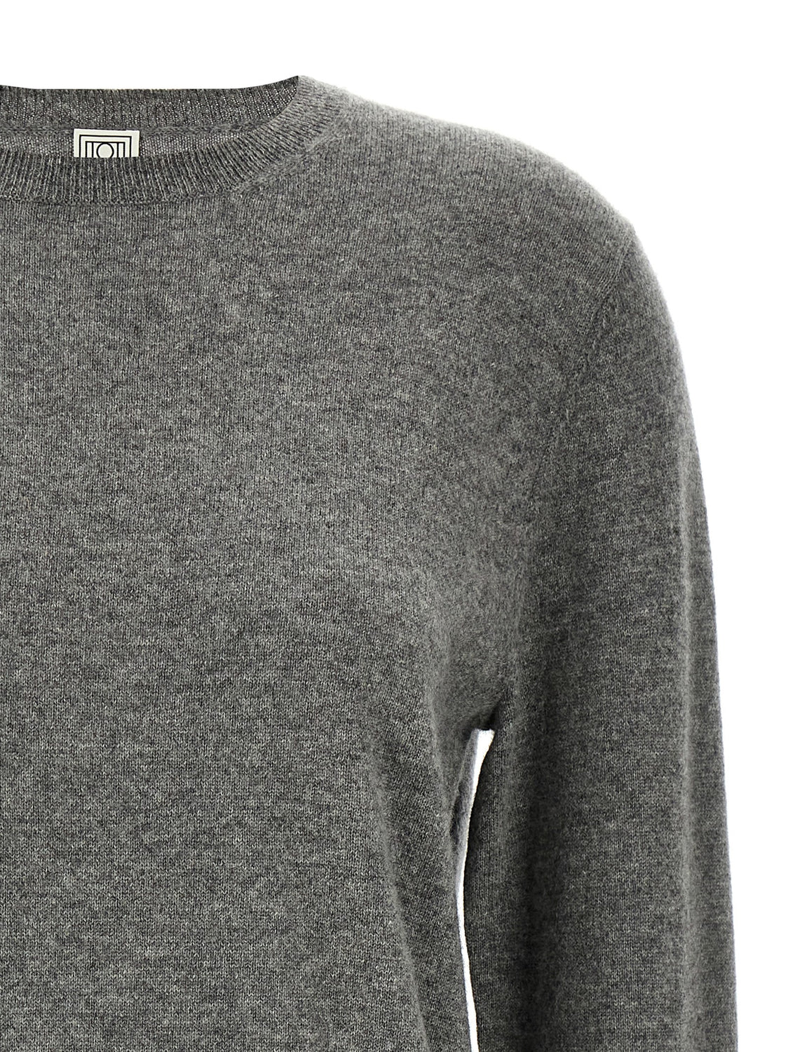 Gray Cashmere Cardigan
