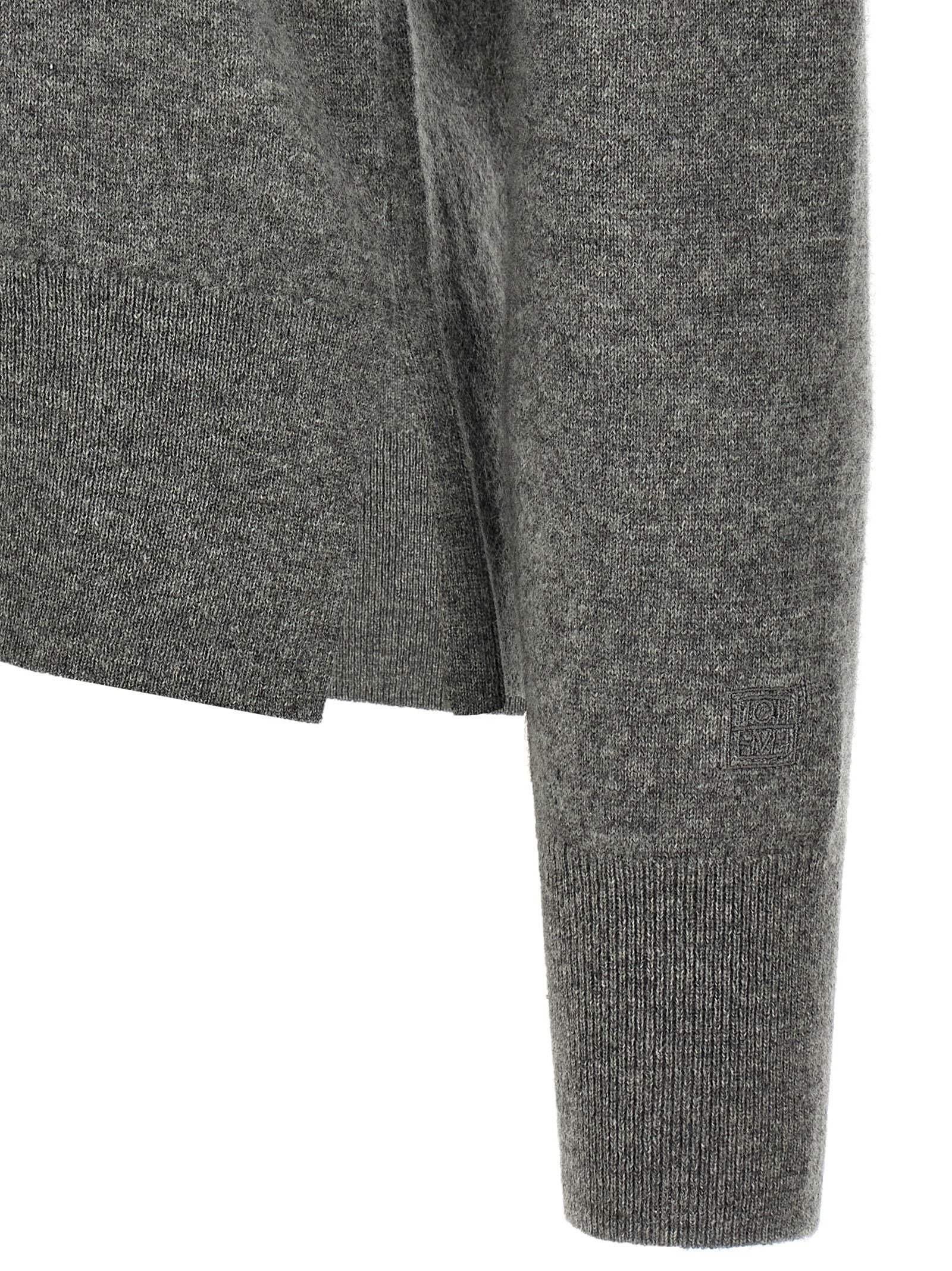 Gray Cashmere Cardigan