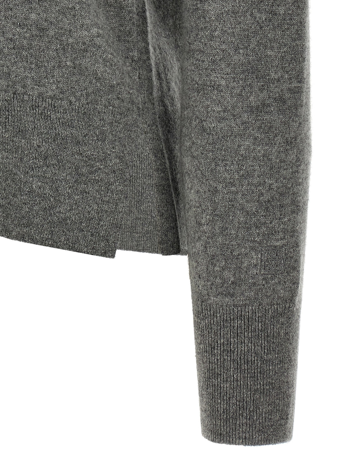 Gray Cashmere Cardigan