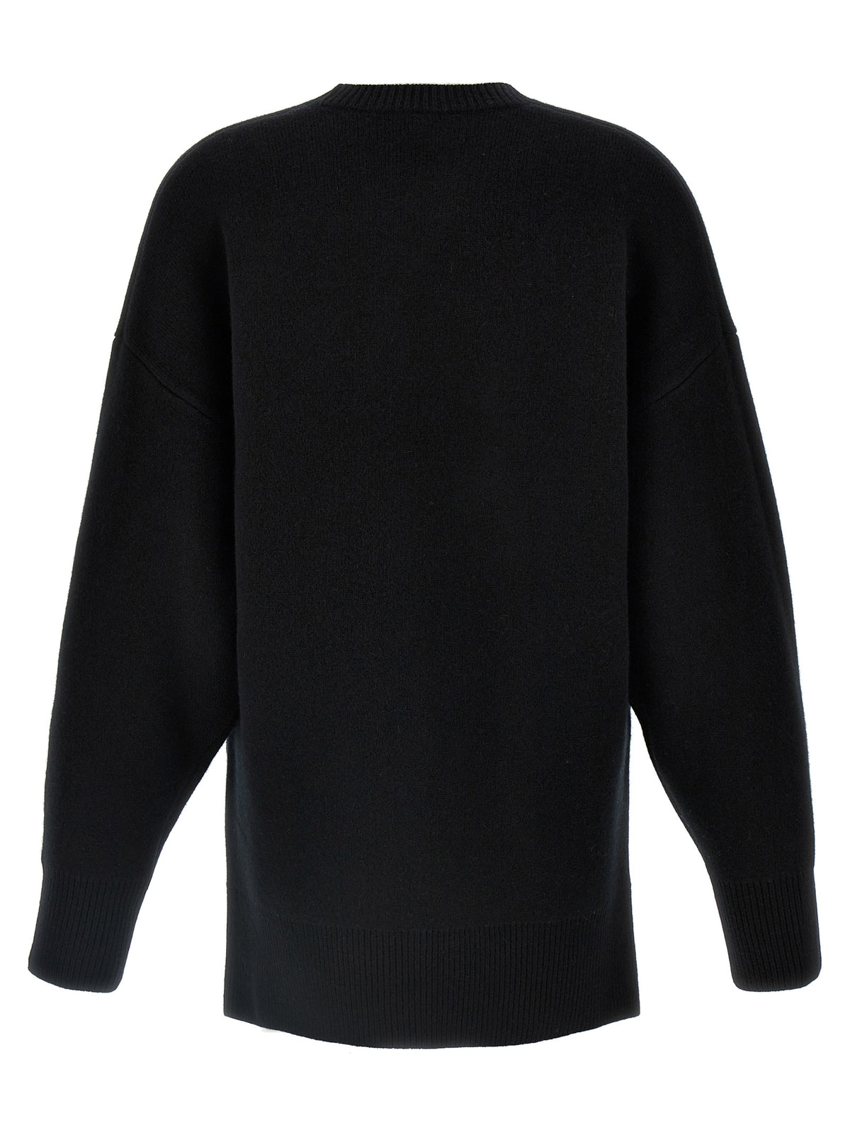 Black Polyester Cardigan