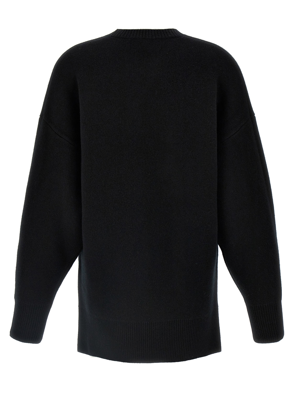 Black Polyester Cardigan