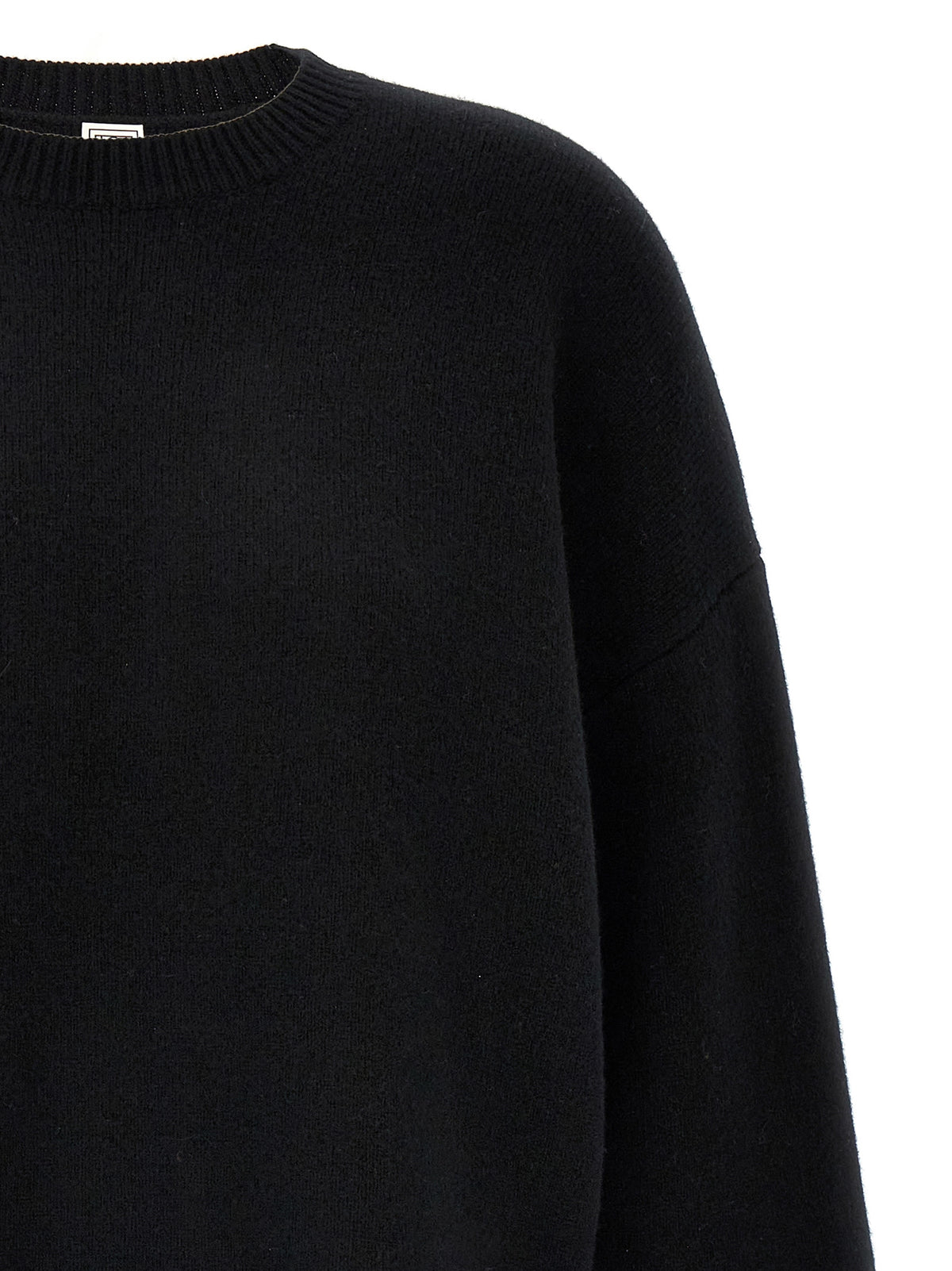 Black Polyester Cardigan