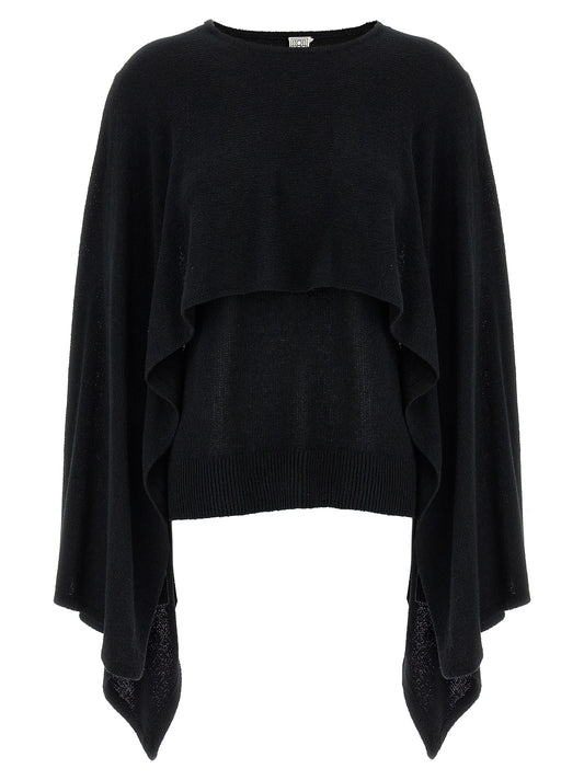 Black Silk Cardigan