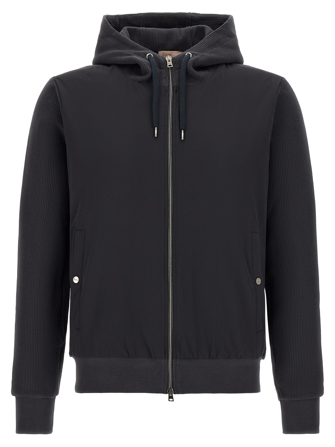Blue Cotton Shell Jacket