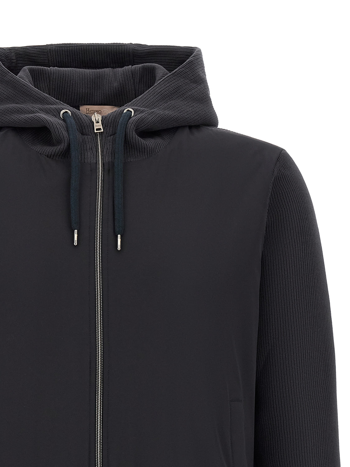 Blue Cotton Shell Jacket