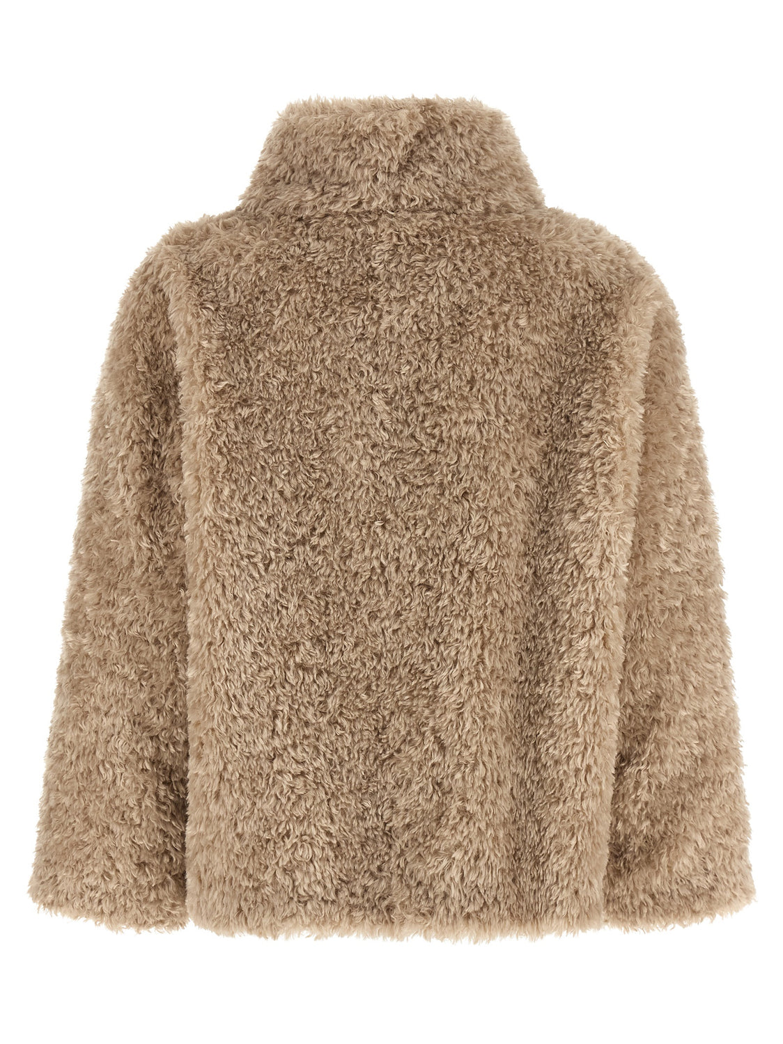 Beige Polyester Coat