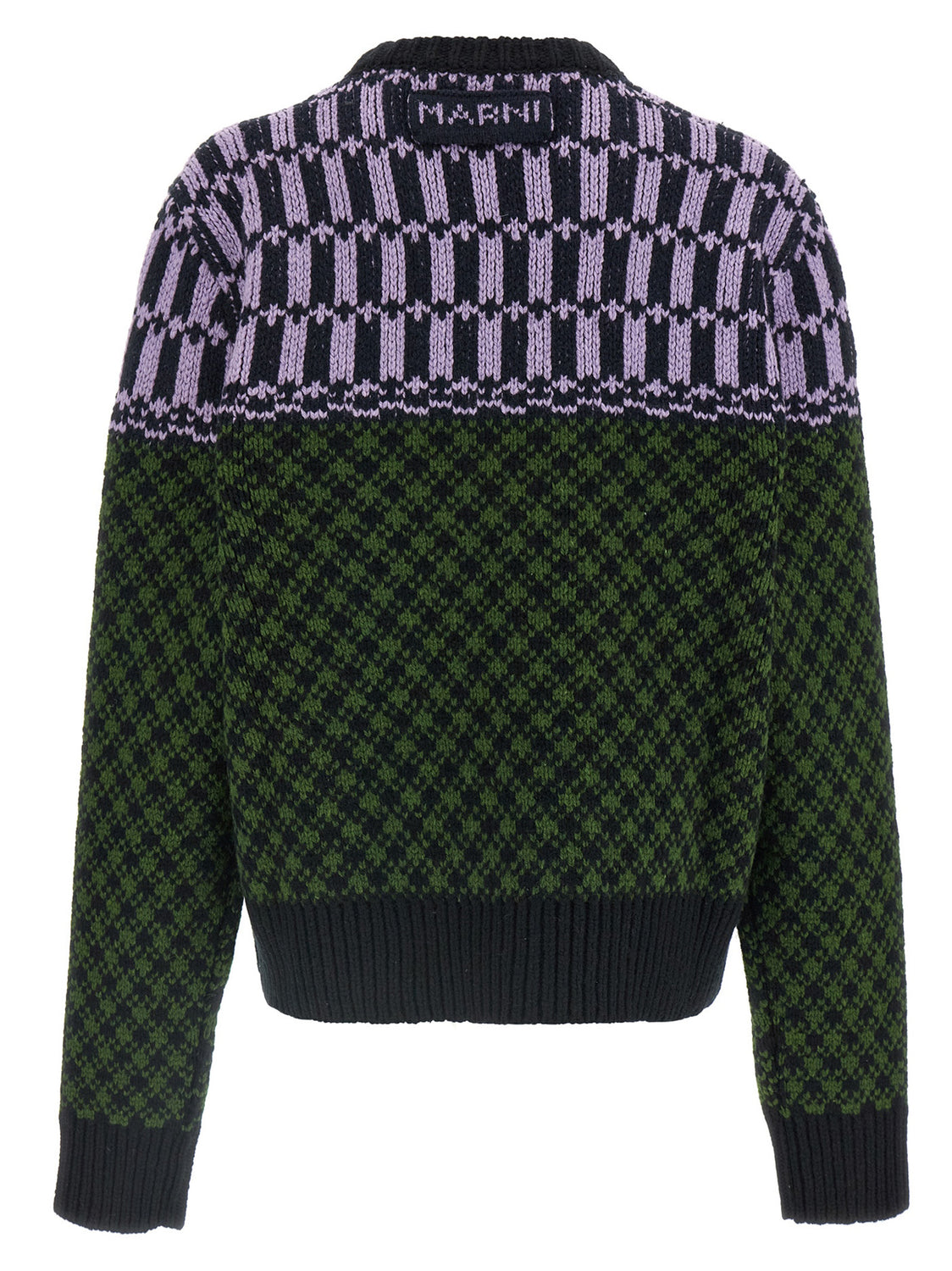 Multicolor Wool Cardigan