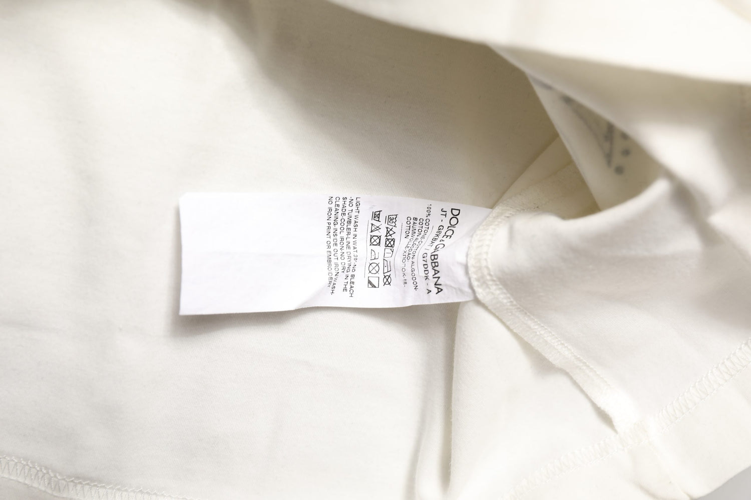 White Bandana Print Cotton Crew Neck T-shirt