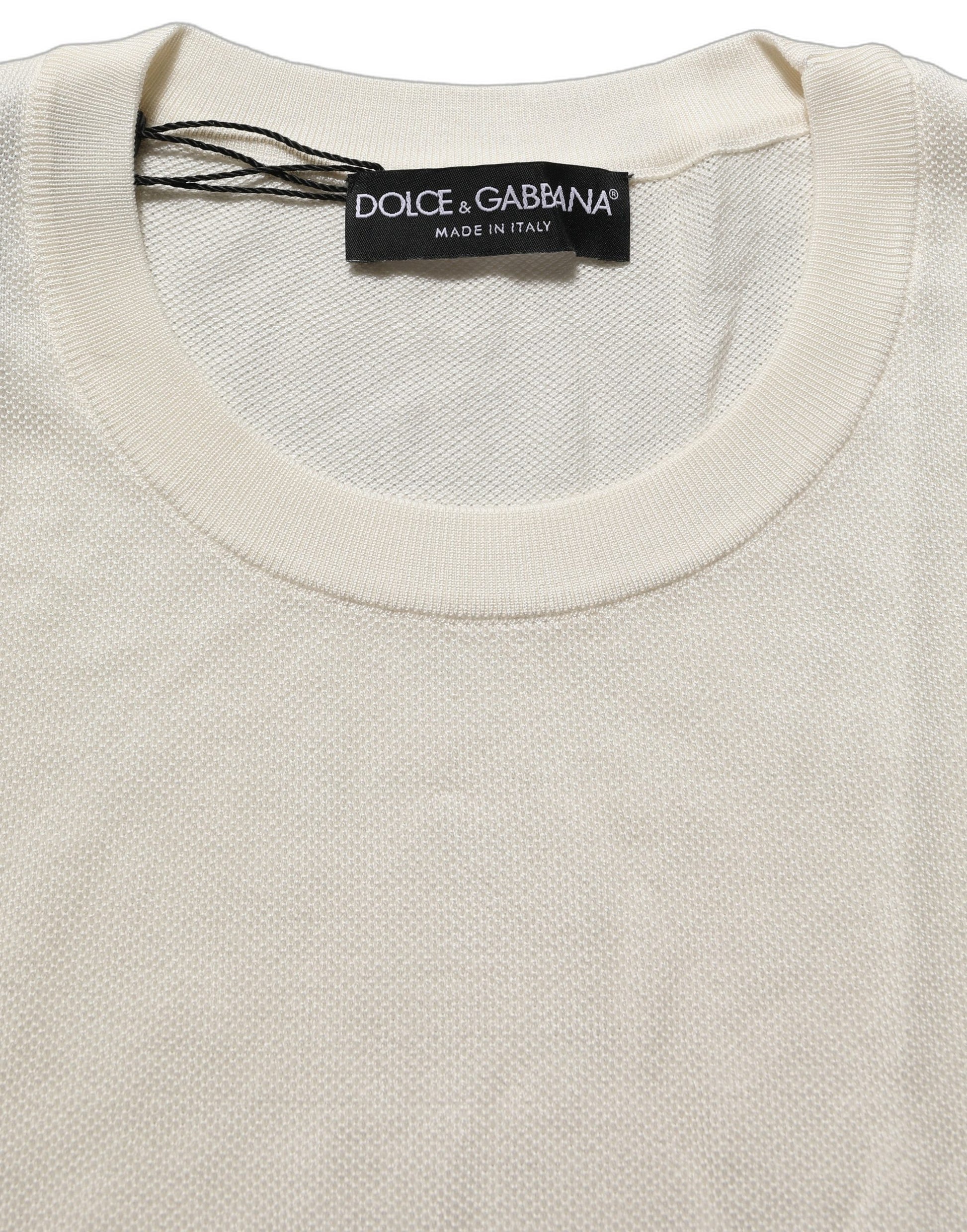 Off White Crew Neck Short Sleeves T-shirt