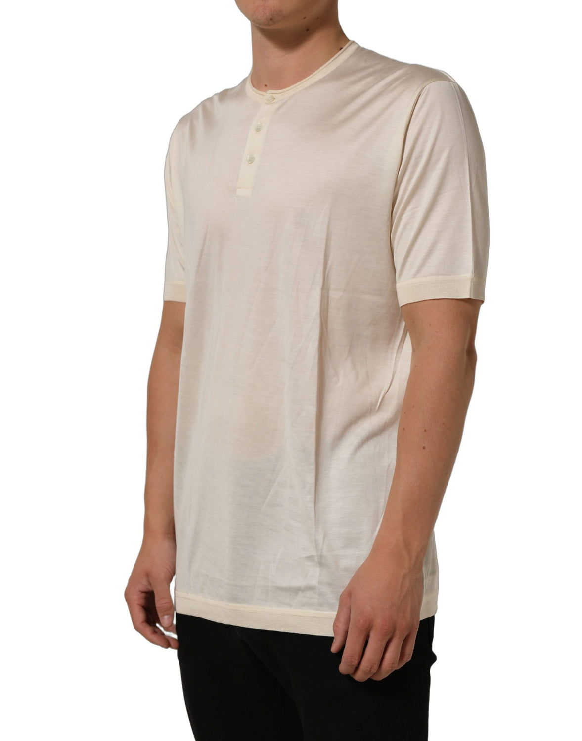 White Short Sleeve Collared Polo T-shirt