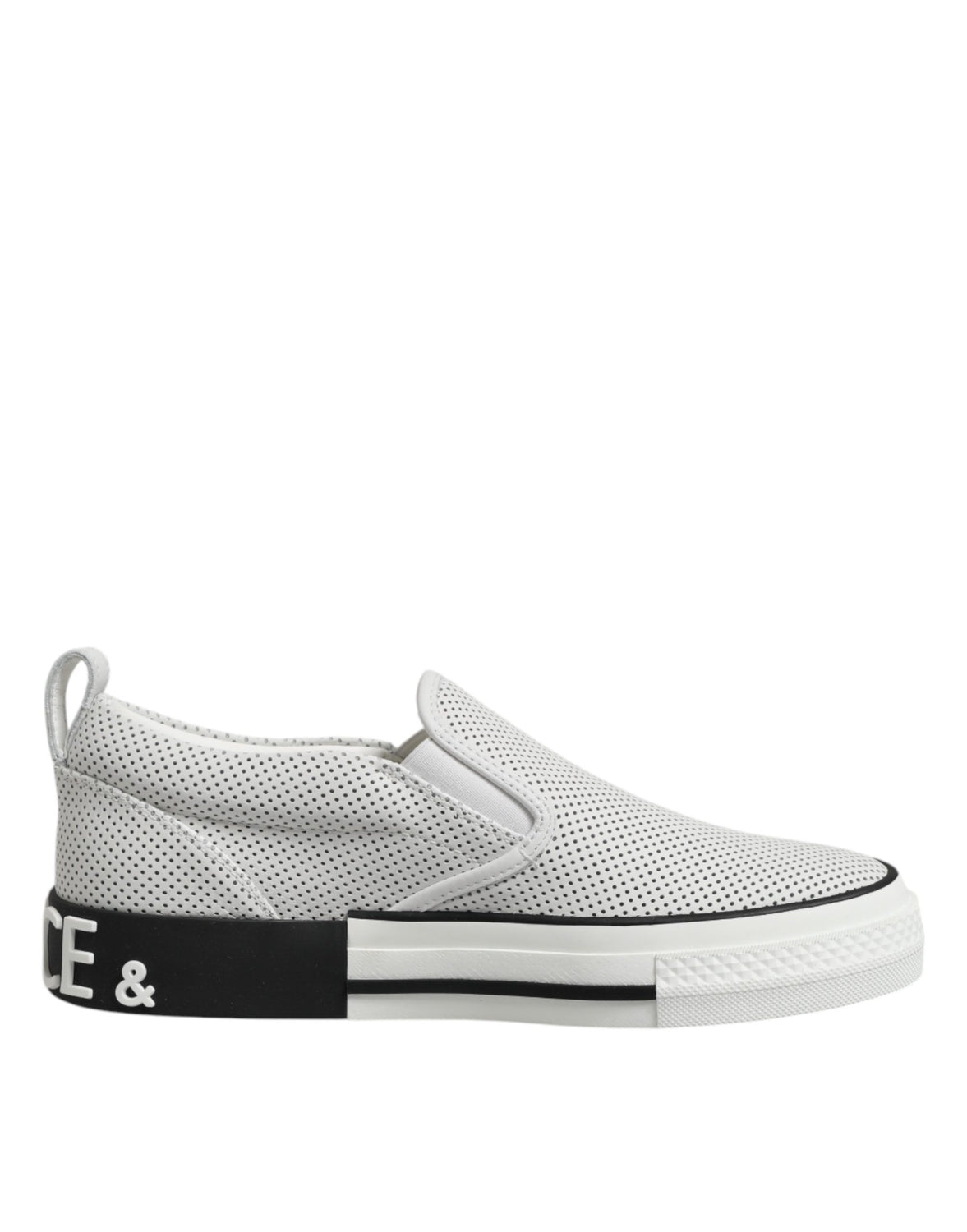 White Perforated Custom 2.Zero Sneakers Shoes