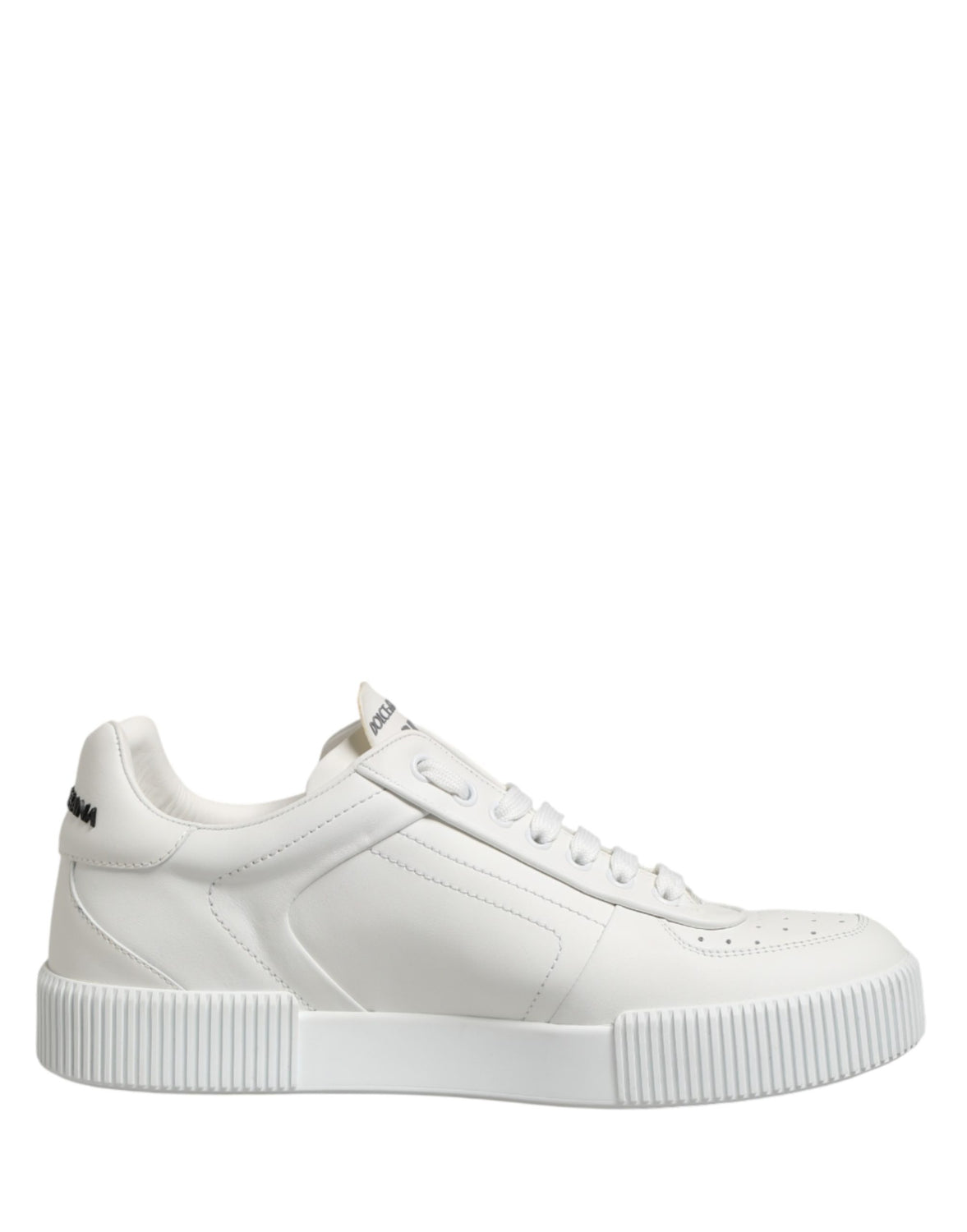 White Miami Leather Low Top Men Sneakers Shoes