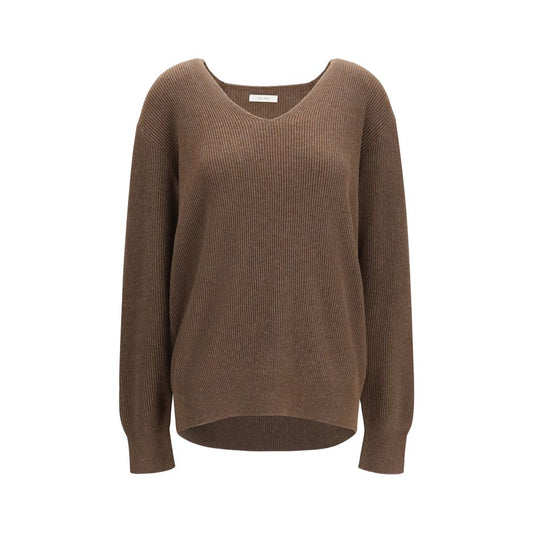 Brown Cotton Sweatshirt