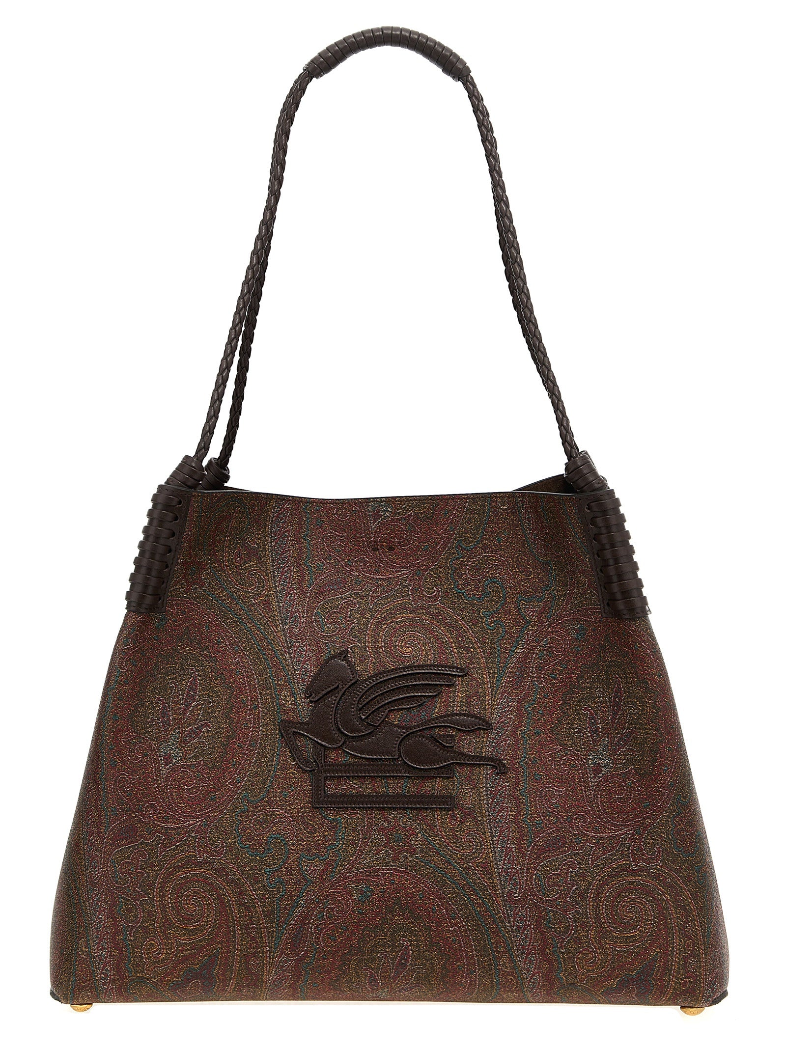 Brown Cotton Tote Bag