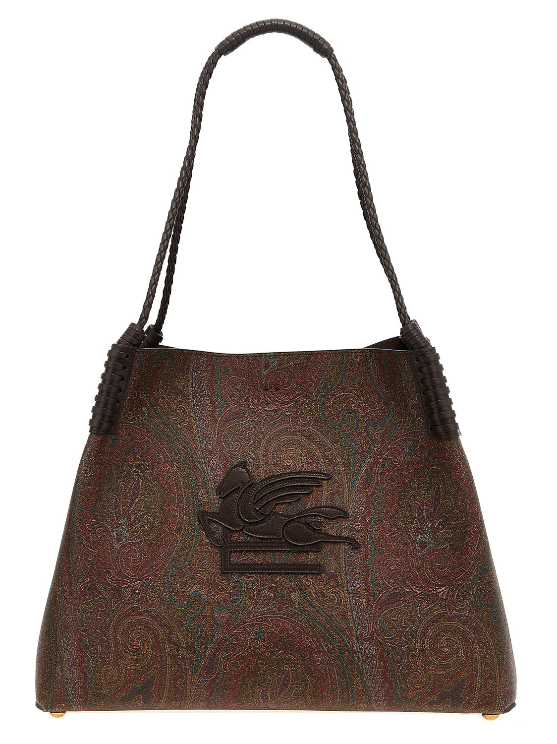 Brown Cotton Tote Bag