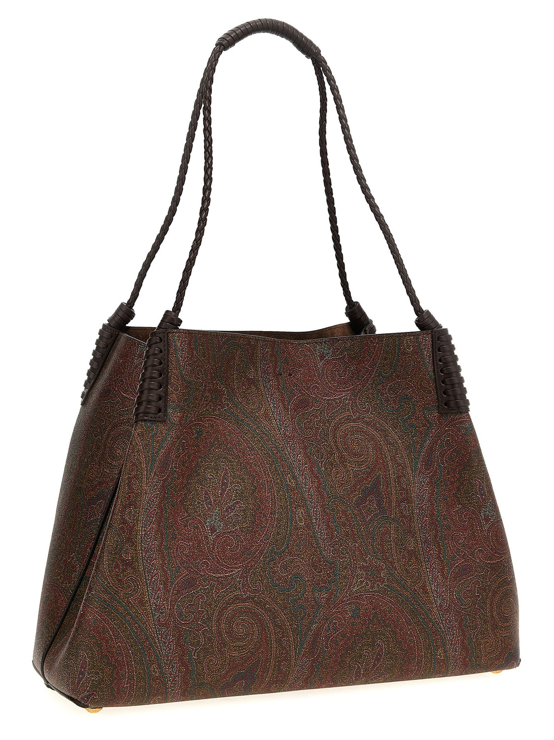 Brown Cotton Tote Bag